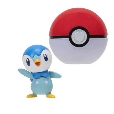 Imagem de Boneco Pokemon - Pokebola - Clip N Go - Piplup + Poke Bola SUNNY BRINQUEDOS
