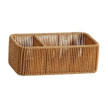 Imagem de WeiLaiKeQi Caixa de lenços de papel porta-lenços decorativo porta-guardanapos para bancadas mesa de cabeceira sala de estar, S