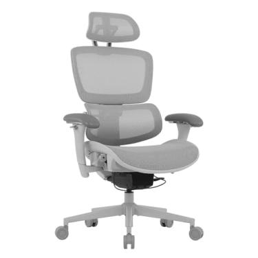 Imagem de Cadeira Escritório Ergonomica DT3 Azzera com revestimento Mesh Vidartex, apoio de cabeça 2D,braços 3D+,apoio lombar AWS+ajuste na altura do encosto,suporta até 130 e altura máx.1,85m (Grey Frame)