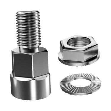 Imagem de Pegciuho Parafuso de Extensão para Cabeça de Transmissão de Bicicleta, Parafuso de Reboque Estendido, Substituição Profissional para Adaptador de Eixo, Conecto, Diâmetro 9.5 Mm