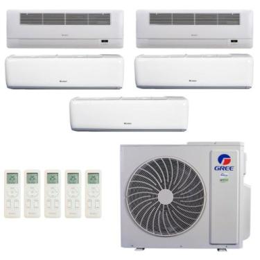 Imagem de Ar-Condicionado Multi Split Inverter R-32 Gree 48000 (3x Evap HW 9000+
