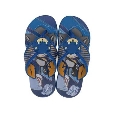 Imagem de Chinelo Grendene Kids Sonic Way Super Flop Azul/azul Medio 026/27