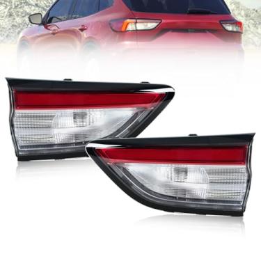 Imagem de JESYMBX Luz traseira para Ford Escape 2020-2022 Lâmpada de freio traseiro 4 pinos esquerda e direita
