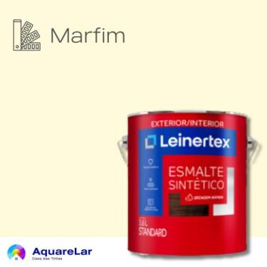 Imagem de Esmalte Sintético Leinertex Brilhante 3,6L, MARFIM, 3,6L