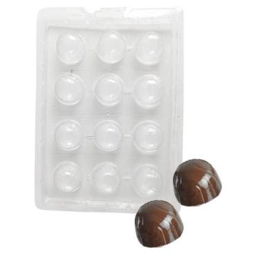 Imagem de 10 Forma Simples Bombons Cereja Riscado 01 Molde Decorado - San Felipo