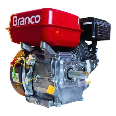 Imagem de Motor Branco Combustão Monocilíndrico 5,0cv C/ Alerta De Óleo