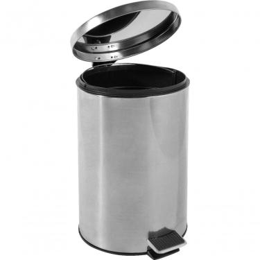 Imagem de Lixeira Redonda 20l Inox Vonder