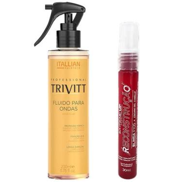 Imagem de Kit Fluido Para Ondas 200ml + Blinda Fios 30ml - Itallian Hairtech