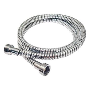 Imagem de Mangueira Espiral Pvc 1,7m Cromada Com Luvas 1/2 PR516 - Cardal