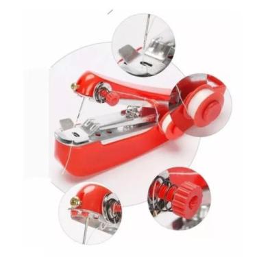 Imagem de Mini Maquina De Costura Manual Portátil Leve Cores Variadas - Império