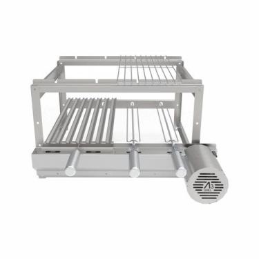 Imagem de A3 Grill Tradicional - Motor Giratório para 4 Espetos + Grelha Argenti