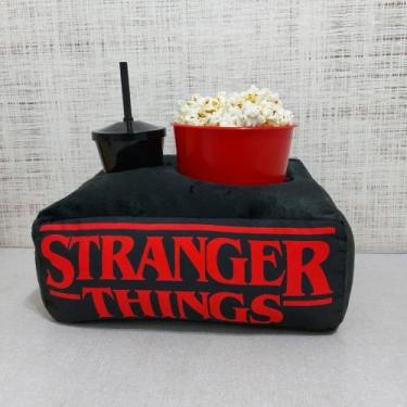 Imagem de Kit cinema - almofada personaliza c/copo + balde de pipoca - THEOVITEX