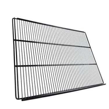 Imagem de PRATELEIRA PRETA COM PORTA ETIQUETA CCV315 E VRS16 - 42x1,5x58,2CM - I