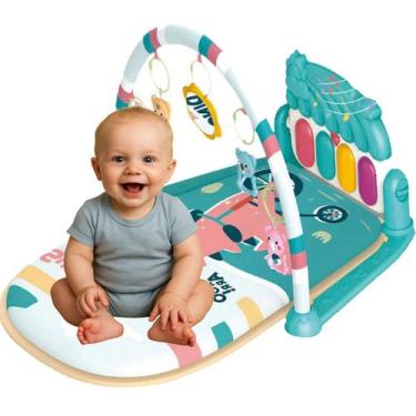 Imagem de Tapete Infantil Interativo Musical Bebe Piano Dinossauro - 99 Toys