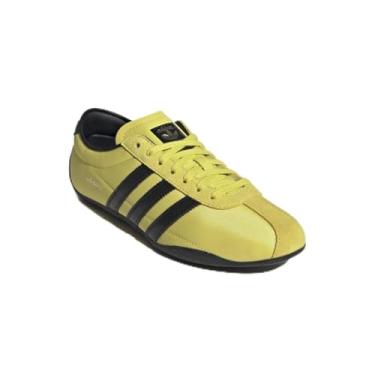 Imagem de adidas Originals Tênis feminino Tokyo, Enxofre puro/marrom escuro/dourado metálico, 37