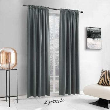 Imagem de Cortinas Blackout DONREN Bedroom com isolamento térmico 60x108cm