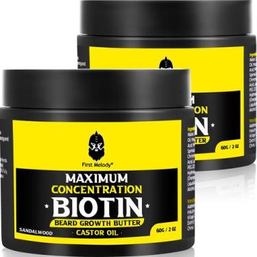 Imagem de Beard Butter First Melody Concentração máxima de biotina 60mL