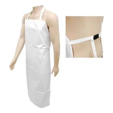 Imagem de 2X 3 Un Avental Plástico Pvc Preto Tipo Açougueiro 120 X 060