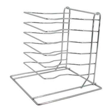 Imagem de Ｂｅｓｇａ Prateleira para Pizza, Organizador de Festas, Armazenamento Multiuso, Suporte para Pizza de Hotel, Grade de Resfriamento, 6 Nível