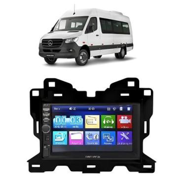 Imagem de Kit Multimídia Sprinter 2020 / 2023 Carplay AndroidAuto 7 Pol Usb Bt F