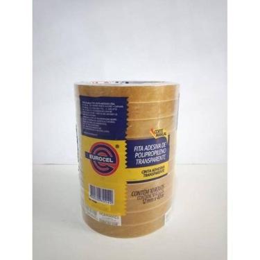 Imagem de Fita Adesiva Durex Transparente 12X40 - 10Rolos