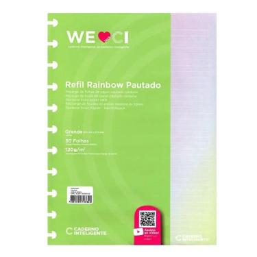 Imagem de Refil Pautado 200x275mm 30FLS 120g/m² Caderno Inteligente
