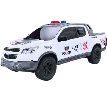 Imagem de Veiculo Carrinho de 30 cm Pick Up S10 Polícia SP Roma