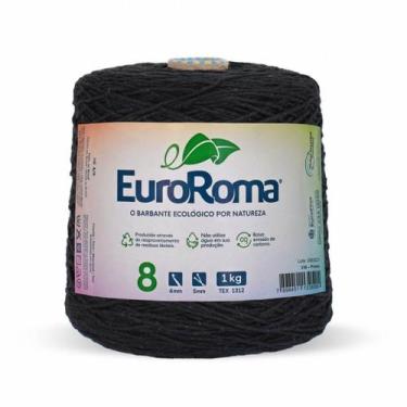 Imagem de Barbante Colorido EuroRoma 8 Fios 1kg 762m - Fio Sustentável para Croc