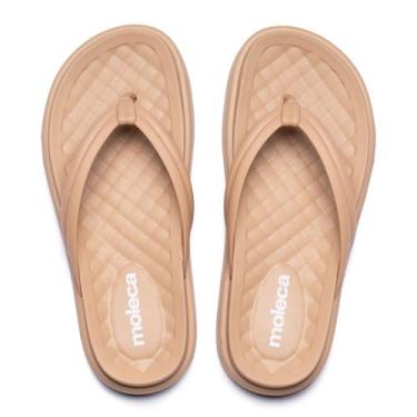 Imagem de Chinelo Feminino Moleca Tira De Dedo Flatform Nude, Nude, 36