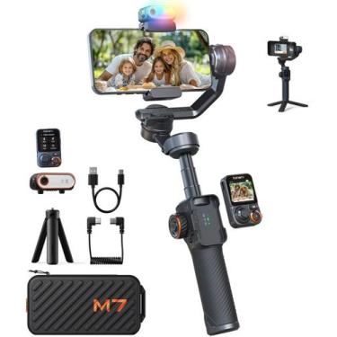 Imagem de Estabilizador de cardan hohem iSteady M7 para iPhone com rastreador AI