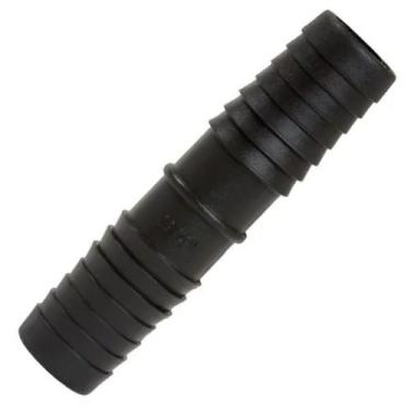 Imagem de União para Tubos e Mangueiras Preta 1/2 polegada- 5 UNID. - Plasbohn