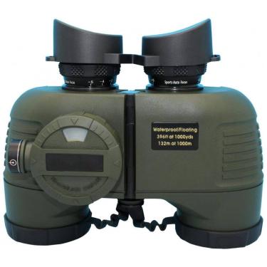 Imagem de Binóculos Militar 7x50 HD para Adultos à Prova dágua com Bússola Telêmetro, HOOWAY, Verde