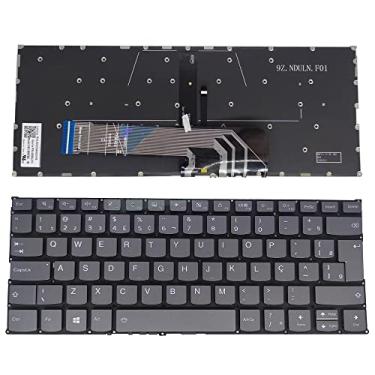 Imagem de Teclado de notebook para Lenovo Yoga 530-14IKB Yoga 530-14arr Brasil Br com novo retroiluminado