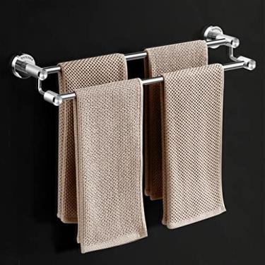 Imagem de Toalheiro, toalheiro suporte de toalha para suporte de toalha de banheiro cozinha banheiro cabide de banheiro pano de cozinha cabide de pendurar pano de cozinha / aniversário / 40 cm / a