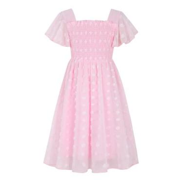 Imagem de Vestido floral Kids4ever Girl Chiffon, de 13 a 14 anos, rosa