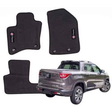 Imagem de Tapetes Próprio Pra Autos Fiat Toro 2016 A 2023 - CGW2950 - Ecotap