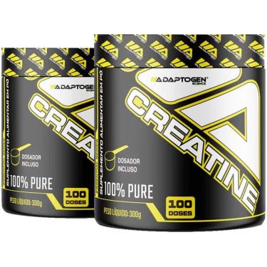 Imagem de Combo 2X Creatina Monohidratada 100% Pura 300G Adaptogen