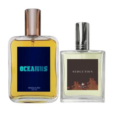 Imagem de Kit Perfume Masculino Oceanus 100Ml + Seduction 50Ml