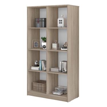 Imagem de Estante Livreiro Multiuso 8 Nichos Branco Side Caemmun