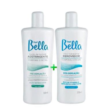 Imagem de Kit Depil Bella Loção Adstringente 300ml+ Óleo Removedor 300ml
