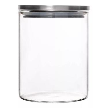 Imagem de Pote Hermetico De Vidro Com Tampa Em Metal 350Ml