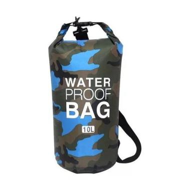 Imagem de Bolsa Impermeável 10 Litros a Prova D'agua Saco de Natação Pesca Praia