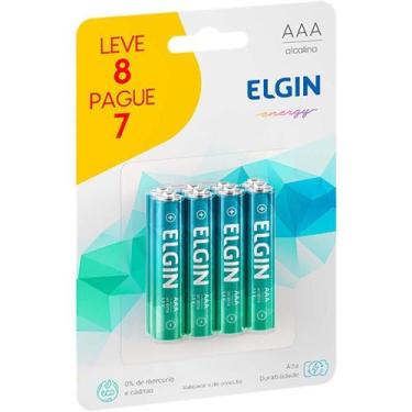 Imagem de Pilha Alcalina Palito AAA Pague 7 Leve 8 - ELGIN
