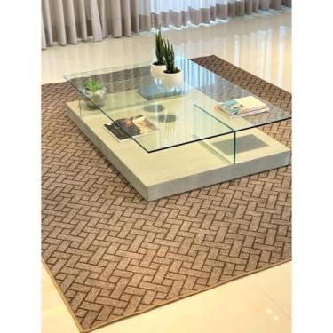 Imagem de Tapete Grande Metros - Carpete Antiderrapante E FáCil De Limpar - Ideal Para Sala, Quarto E EscritóRio(Marrom Tacos,2,00X2,50)