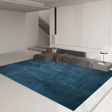 Imagem de Tapete verde de cor sólida, luxuoso, para sala de estar, sofá, mesa de centro, tapete, almofada simples para quarto, tapete para casa (40 x 60 cm/SJR-9)