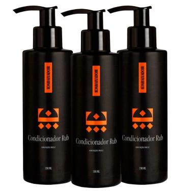 Imagem de Kit 03 Condicionador Para Cabelo Rub Embaixador 200Ml