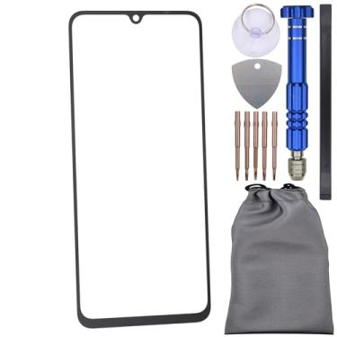 Imagem de Peça de reparo de tela de vidro com adesivo OCA para Xiaomi Redmi A3 Pro 2409BRN2CG Preto