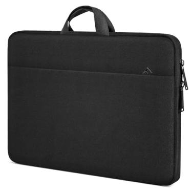 Imagem de Capa para monitor portátil de 23,8 61 cm, capa protetora acolchoada à prova de choque para a maioria dos monitores portáteis de 61 cm (suporte ajustável) com bolso para alça