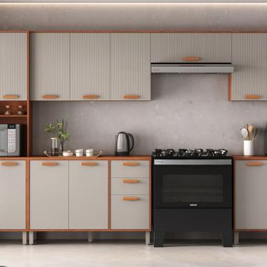 Imagem de Cozinha Completa Modulada 6 Peças Itafriz Itatiaia Cinamomo-fendi