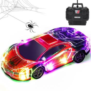 Imagem de Carro de controle remoto para meninos  Carros temáticos Splder com luz